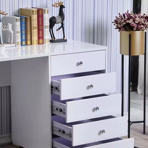 Comò Bianco Stile Fabbrica YIFAN con 5 Cassetti, Tavolo Adatto per Camera <span class=keywords><strong>da</strong></span> Letto di Ragazze - Product Image 6