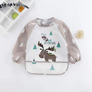 <span class=keywords><strong>Babero</strong></span> Reversible Impermeable de Poliéster con Diseño de Dibujos Animados para Bebés y Niños, Fabricado en Fábrica para Comer y Dibujar sin Necesidad de Lavado - Product Image 4
