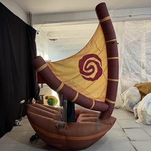 Nouveau design de voilier gonflable de dessin animé pour accessoires de scène, <span class=keywords><strong>bateau</strong></span> pirate gonflable pour décoration de fête et modèle de <span class=keywords><strong>bateau</strong></span> gonflable - Product Image 5