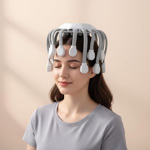 Masseur multifonctionnel haute performance en forme de tête de pieuvre pour le cuir chevelu, favorisant la relaxation et soulageant la douleur - Product Image 5