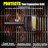 Brosse électrique SEB pour nettoyer les grilles de barbecue en extérieur, brosse rotative sans fil réglable pour nettoyer les grilles de barbecue
