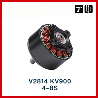 Moteur Brushless 2814 900KV à Haute Poussée pour Avion RC à Aile Fixe, Drone FPV Longue Portée, Système d'Alimentation UAV 3S 4S, Hélice 7-8 Pouces