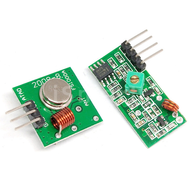 315Mhz / 433Mhz RF Wireless Transmitter Module and Receiver Kit 5V DC Wireless for  /ARM/MCU WL Diy Kit