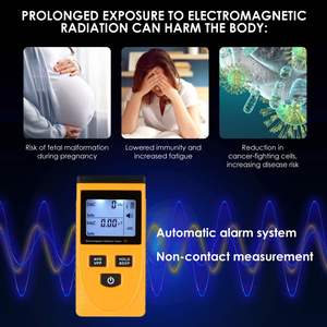 Hot Sale Multifield LCD Dosimeter Electromagnetic Radiation High Sensitivity Easy Carry Digital EMF Tester Computer Fan Printer - Product Image 4