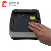 Escáner de documentos USB SINOSECU, verificación de lector de pasaporte para sistema de gestión de visitantes en Stock