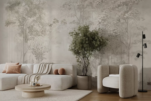 <span class=keywords><strong>วอลเปเปอร์</strong></span>ภาพจิตรกรรมฝาผนังลายป่าที่มีเสน่ห์ <span class=keywords><strong>ฉาก</strong></span>ธรรมชาติที่สมจริงสำหรับตกแต่งห้องนั่งเล่นและห้องนอน - Product Image 6