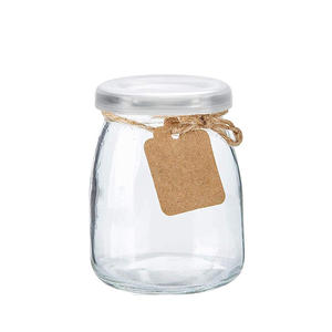 100Ml 150Ml 200Ml 300Ml Grosir Lucu Jam Yogurt Kaca Pudding Glass Jar dengan Tutup - Product Image 3