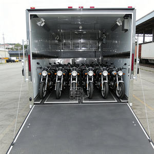 รถพ่วงบรรทุกสินค้าแบบมีรั้ว รถพ่วงอเนกประสงค์แบบมีรั้ว รถพ่วงบรรทุกสินค้าแบบปิด รถพ่วงบรรทุกสินค้าเชิงพาณิชย์แบบปิด 2 เพลา - Product Image 6