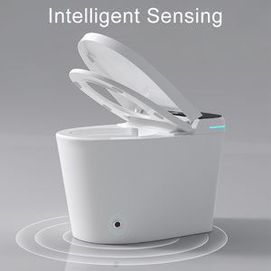 Inodoro Inteligente con Bidé Automático, Asiento con Calefacción, Control Remoto, Autolimpieza, Drenaje en Forma de S, Doble Descarga para Baños Modernos - Product Image 4