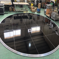 Panneau carré de piste de danse portable de haute qualité à motif quadrillé avec design circulaire pour utilisation en extérieur sur gazon