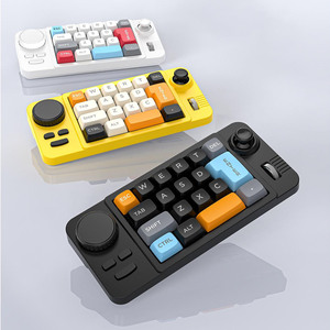 <span class=keywords><strong>Clavier</strong></span> mécanique filaire programmable avec molette de réglage du volume, joystick de jeu, <span class=keywords><strong>clavier</strong></span> numérique à 19 touches remplaçables à chaud pour Win8/10 - Product Image 6