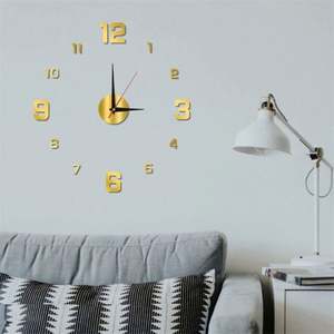 Reloj de Piso Digital Luminoso 3D, Acrílico sin Marco de 40 cm, Minimalista, Adhesivos de Piso Silenciosos para DIY, Adhesivos Murales Silenciosos para Sala de Estar, Dormitorio, Oficina - Product Image 6