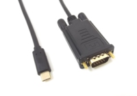 Cable convertidor USB 1,8 tipo C macho a VGA macho, 3,1 M, 6 pies, para HDTV PC, el mejor precio