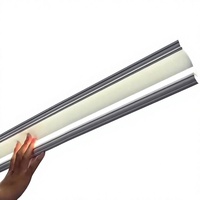 Bande lumineuse LED pour plafond, système de profilés en aluminium pour moulures de plafond et plinthes, 9m (29,5 pieds), décoration pour salon