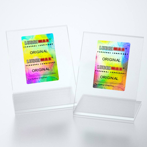 Tùy chỉnh an ninh cao Làm xáo trộn hiển nhiên Holographic nhãn Logo <span class=keywords><strong>Hologram</strong></span> Laser in ấn nhãn dán - Product Image 6