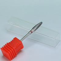 Shanghai Junwei XF F M C XC 5 en 1 Broca profesional para uñas Gel de eliminación Pulido Broca de carburo para uñas Pequeña broca de llama