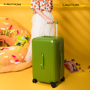 Large Capacity 32 Inch <b>Suitcase</b> Combination Lock Zipper 360 Degree Spinner <b>Wheels</b> Macaron Colors Business Travel Unisex Spring - Product Image 4