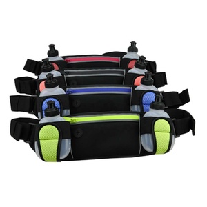 Custom <strong>Sports</strong> Outdoor Neoprene <strong>Waterproof</strong> Marathon Running Hydration Belt Waist Pack <strong>Bag</strong> with Two <strong>Water</strong> Bottle Holder - Product Image 6