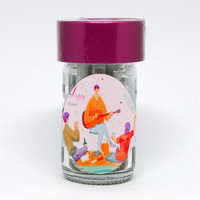 Usa Hot Selling Stocks Stockage Bouchon à l'épreuve des enfants Bouteille en verre 1oz 2oz 3oz Jeeter Baby Pré-résistant aux enfants Emballage en rouleau Bocal en verre