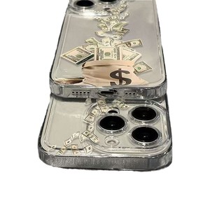 Funda para Teléfono Móvil con Diseño de Signo de Dólar, para <span class=keywords><strong>iPhone</strong></span> 16 Plus, 17 Air Pro Max, Carcasa Transparente Antigolpes - Product Image 6