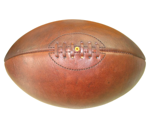 Ballon de rugby professionnel taille 5 cuir véritable durable tous temps avec une forte adhérence conception de performance améliorée - Product Image 2