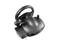 Volante de Carreras con Cable y Rotación de 270 Grados con Palanca de Cambios para PC