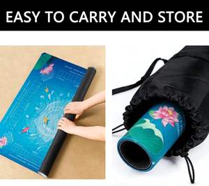 Tapete de Mahjong Americano de Lujo Antideslizante con Diseño Personalizado, Bolsa de Transporte y Reglas para Mahjong, Dominó y Póker - Product Image 6