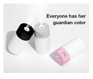 Humidificador de aire portátil con luz LED, minidifusor de aceites esenciales, 300ml, h2o, doble, usb, para coche, venta al por mayor - Product Image 6