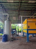 Machine de compostage des déchets alimentaires industriels Sande, convertisseur de déchets organiques, usines de compostage, ligne d'engrais organiques 15m 380V