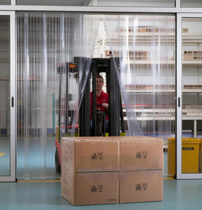 Rideaux de porte pour entrepôts frigorifiques en gros, imperméables et anti-poussière, tailles personnalisées et services de dé<span class=keywords><strong>coupe</strong></span> disponibles. - Product Image 5