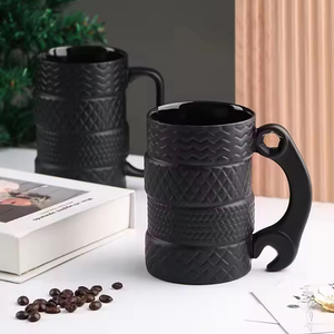 Tasses en céramique créatives en gros du fabricant, grande capacité, style dessin animé, pour fêtes, couleur et logo personnalisables, compatibles lave-vaisselle - Product Image 2