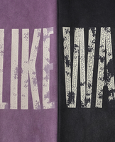 Kaos Pria Vintage Spray Wash Print 2026 Musim Panas Terbaru Streetwear Longgar Katun Lengan Pendek