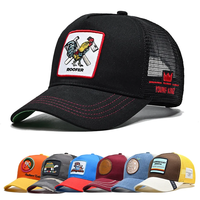 Gorra Trucker de Malla de Algodón Lisa de 6 Paneles para Golf y Streetwear, con Logotipo Personalizado por Impresión y Bordado, Venta al por Mayor