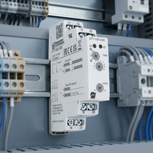 ATC DTT-100-USD Standard DIN Rail Time Delay & Timing <b>Relays</b> with On-Delay or Off-Delay Options - Product Image 2