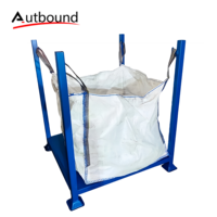 Étagère de stockage pour sacs en vrac - Structure en acier robuste - Capacité de charge de 500 kg - Galvanisé/peint par poudrage - Taille personnalisée disponible pour le stockage