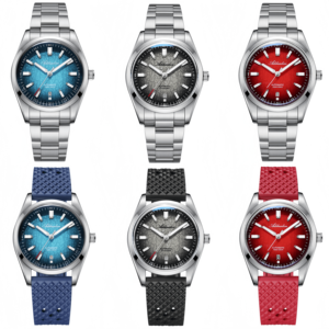 Reloj ADDIESDIVE AD2531 Premium para Hombre, Cristal Mineral K1, Reloj de Lujo con Correa de Caucho Florine y Acero Inoxidable - Product Image 2