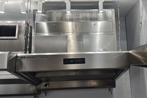 <span class=keywords><strong>Hotte</strong></span> de cuisine sans conduit en acier inoxydable à recirculation d'air, 2ESP + HEPA + Charbon, commande gestuelle, certifiée CE - Product Image 1