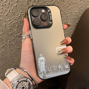 <span class=keywords><strong>Coque</strong></span> de téléphone portable en TPU et PC avec impression de joueur de <span class=keywords><strong>basket</strong></span>-ball, argentée électro-plaquée, pour <span class=keywords><strong>iPhone</strong></span> Xr Xs <span class=keywords><strong>11</strong></span> 12 13 14 15 16 17 18 Pro Max - Product Image 1
