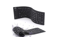 Vente chaude Mode Mini Portable Pliant 85 Touches Silicone Clavier Filaire Muet Doux Clavier pour Notbook