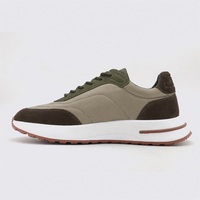 LANCI Sneakers de luxe pour hommes, fabriquées en usine, design original, sneakers personnalisées pour hommes, chaussures respirantes en mesh