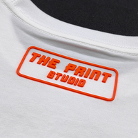Logo personnalisé DTF Film Peel Transfert de chaleur Silicone Patch Fer sur T-shirt Vinyle PVC Étiquette Coudre sur Vêtements Jeans Sacs Chapeaux Vêtement