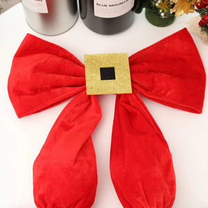 Decoración Navideña, Divertidos Adornos Colgantes de Patas de Duende Rojas con Lazo para Decoración de Ventanas Navideñas - Product Image 4