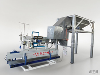 Jinshan Machine d'ensachage de plastique PLC semi-automatique à économie d'énergie à haut rendement dosage de précision pour les produits chimiques