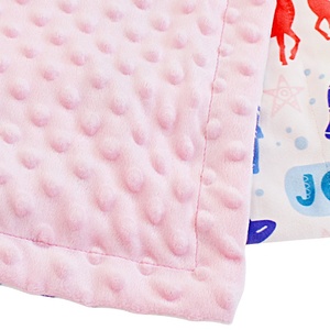 Manta de bebé Minky listo para enviar 100% de poliéster para recién nacidos - Product Image 5