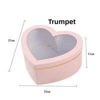 Boîte cadeau pour la Saint-Valentin (modèle boîte cadeau d'amour) avec un design en forme de cœur, papier spécial doré pour bonbons d'amour