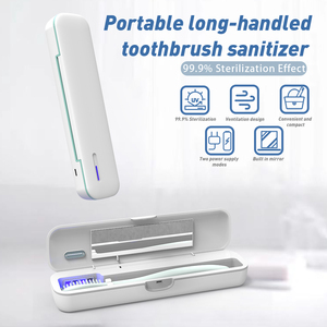 <b>Toothbrush</b> Sterilizer Box USB Plug-in Long Portable <b>Toothbrush</b> Disinfection <b>Case</b> UV Sanitizer Holder for Travel Home - Product Image 6