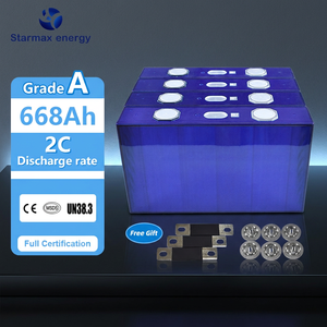 Nouvelle arrivée Starmax, cellule de batterie prismatique Lifepo4 compatible EV 3.2V 668ah 628AH pour stockage d'énergie mural domestique - Product Image 1