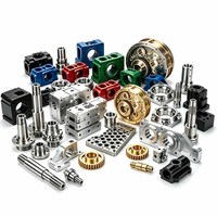 Pièces métalliques usinées CNC de haute qualité et de précision, usinage 5 axes, prototype rapide, aluminium anodisé, laiton