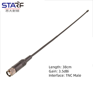 Antenna radio a frusta da 433 MHz per trasmissione dati, 380 mm, con connettore TNC-J, adatta per schede <span class=keywords><strong>Sinan</strong></span> e Chip Board - Product Image 2