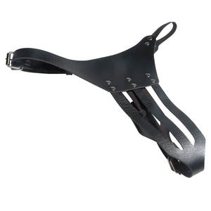 Pantalon de chasteté en cuir <span class=keywords><strong>PVC</strong></span> de taille adulte pour femmes Offre Spéciale avec rivet taille et jambe hanche reliure jarretelles ceinture Style BF-40700 - Product Image 5